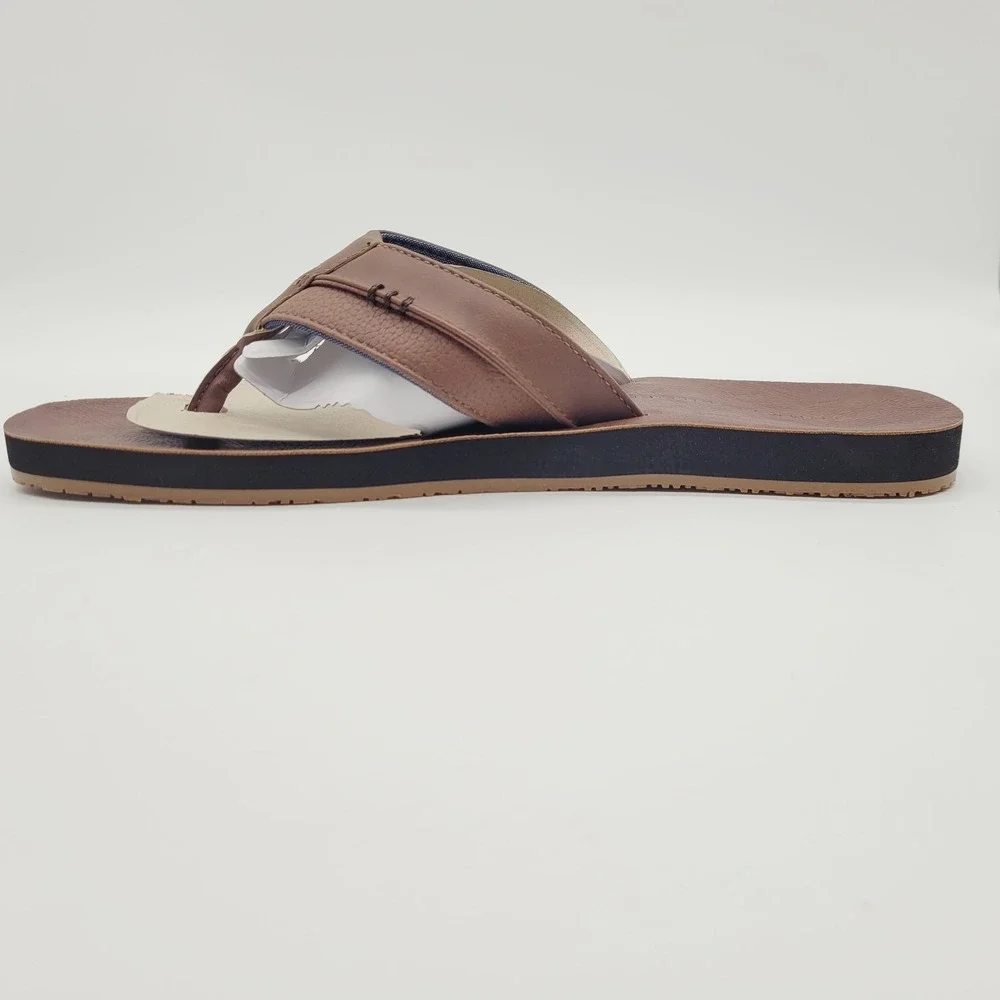 Tommy Hilfiger Davidson Men's Sandals Cognac Size‎ 9 Slip-On Summer Comfort